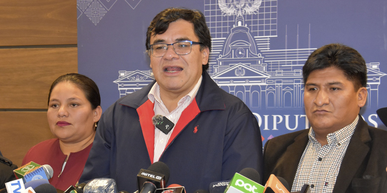 El presidente de la Cámara de Diputados, Jerges Mercado. (Foto: Gonzalo Jallasi)
