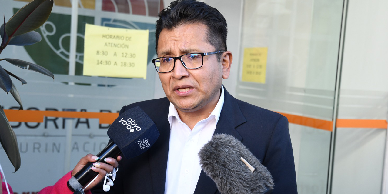 El defensor del Pueblo, Pedro Callisaya. | Foto: Defensoría