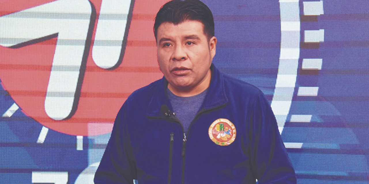 Dirigente de la COR, Marcelo Mayta. (Foto: Archivo)