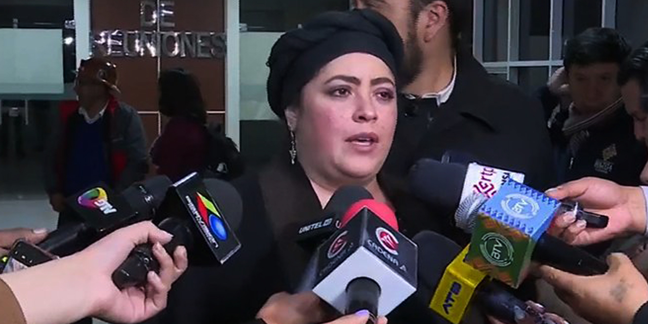 La ministra María Nela Prada