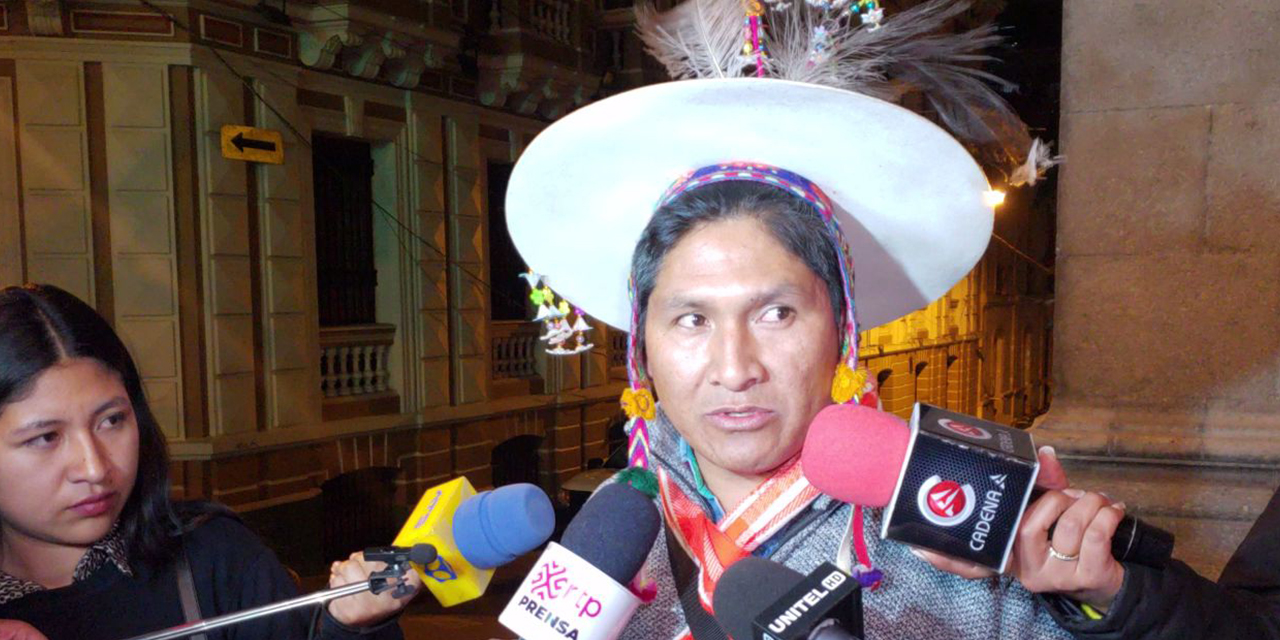 El viceministro de Descolonización, Pelagio Condori.