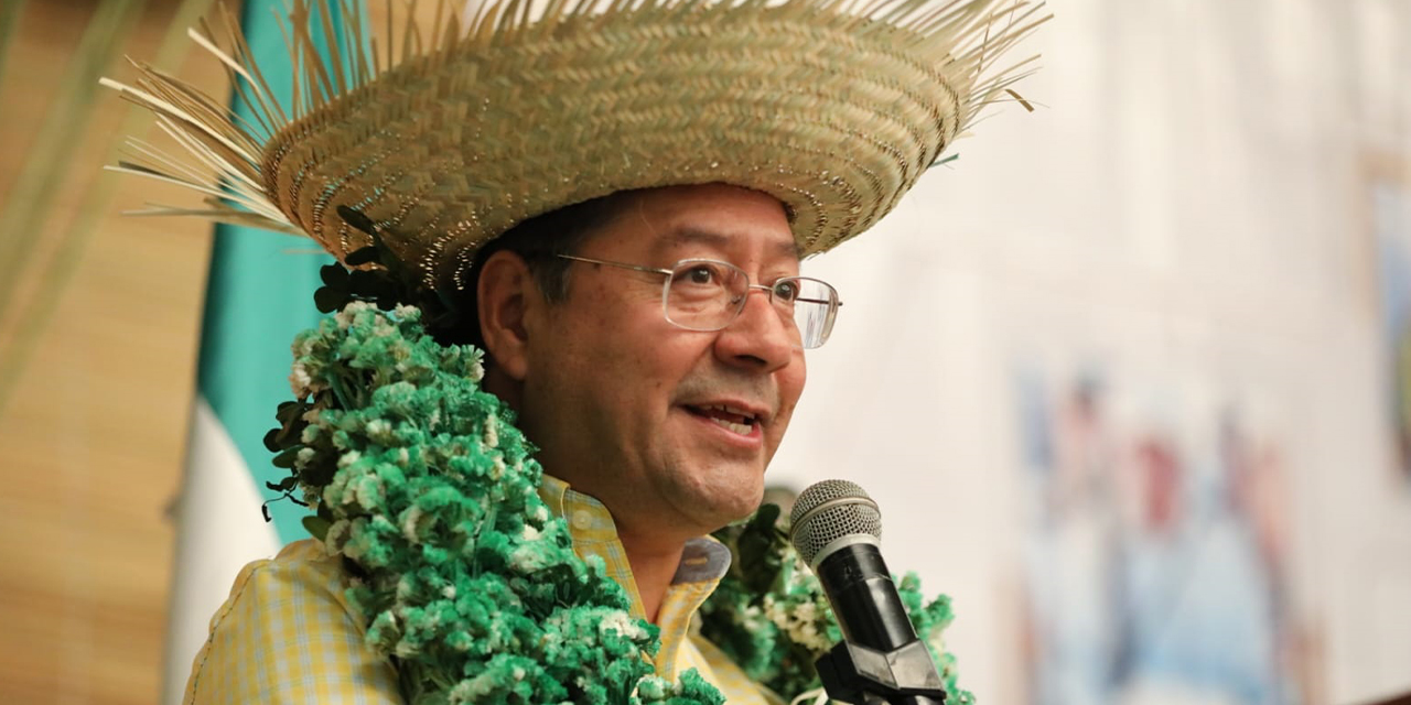 El Jefe de Estado en un acto en Santa Cruz.