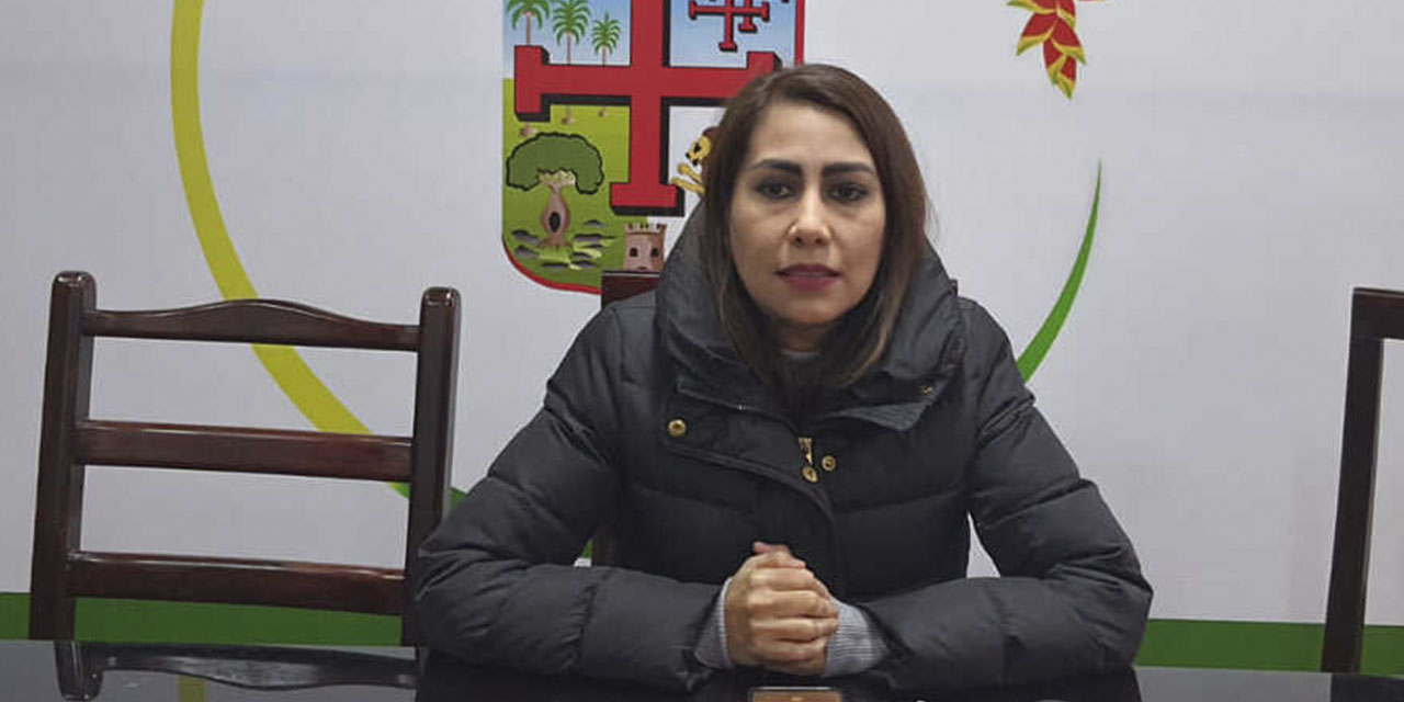 La diputada suplente de Comunidad Ciudadana (CC) María José Salazar.