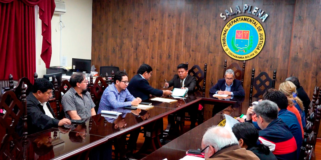 Tribunal departamental de justicia. Foto: TDJCH