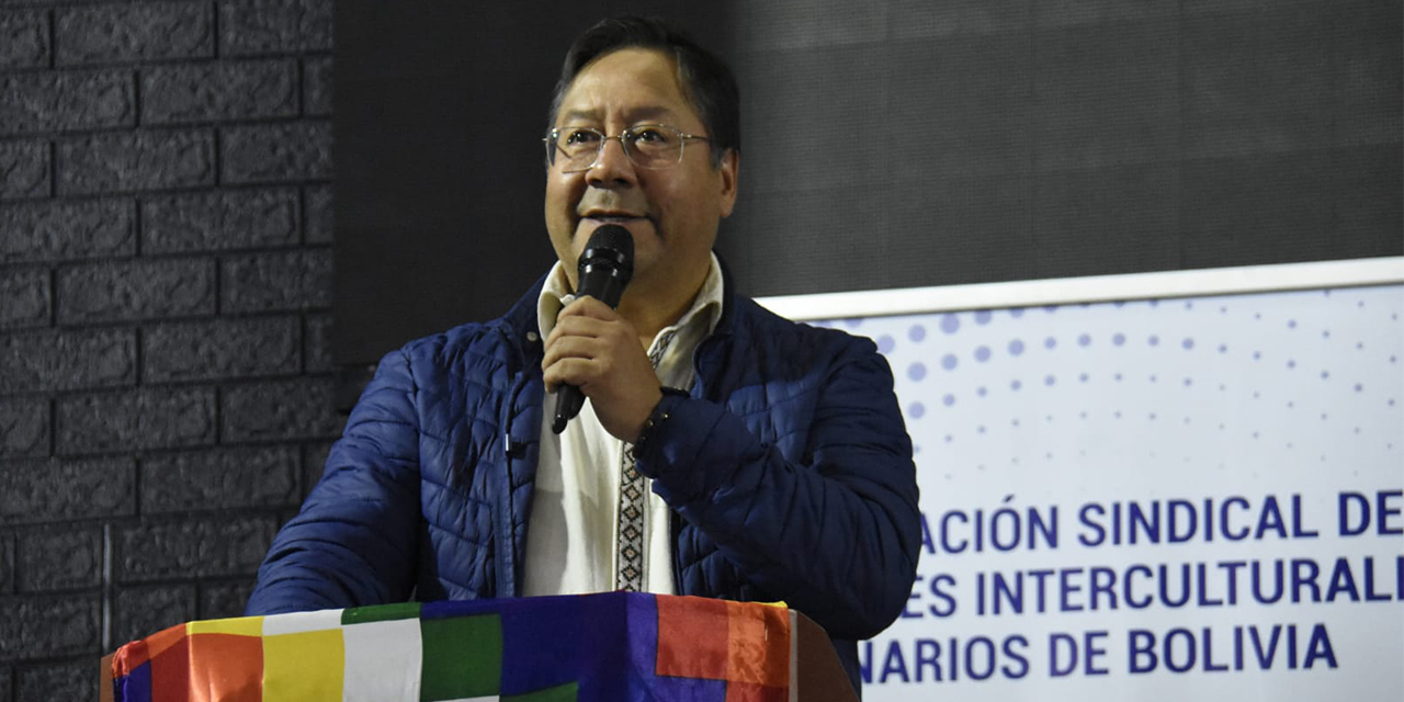 Arce: Congreso no refleja la composición del MAS-IPSP, que son las organizaciones sociales 