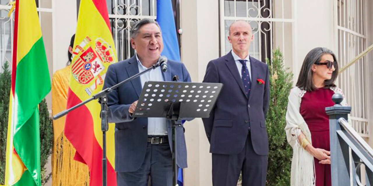 Canciller Mayta destaca la amistad que une a Bolivia con España 