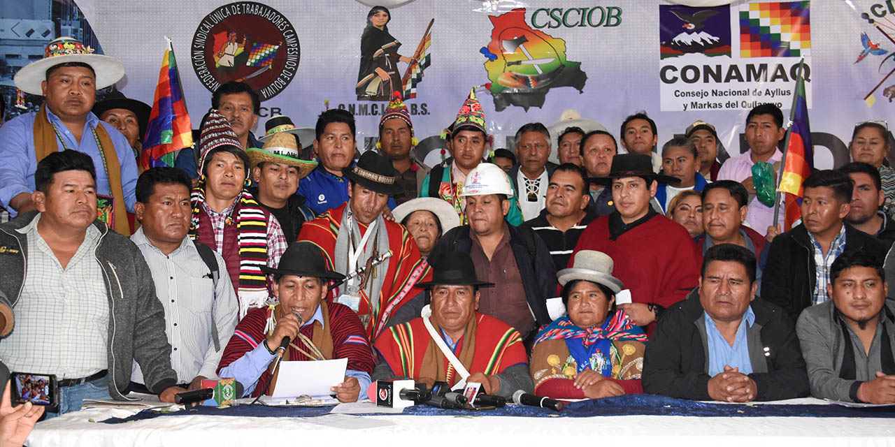 Más de 50 organizaciones sociales no asistirán al congreso de Lauca Ñ