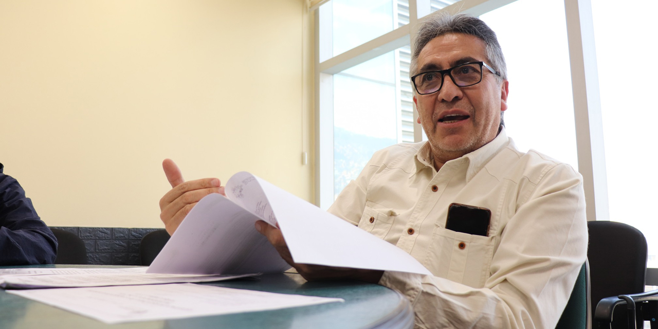El viceministro de Coordinación y Gestión Gubernamental, Gustavo Torrico.