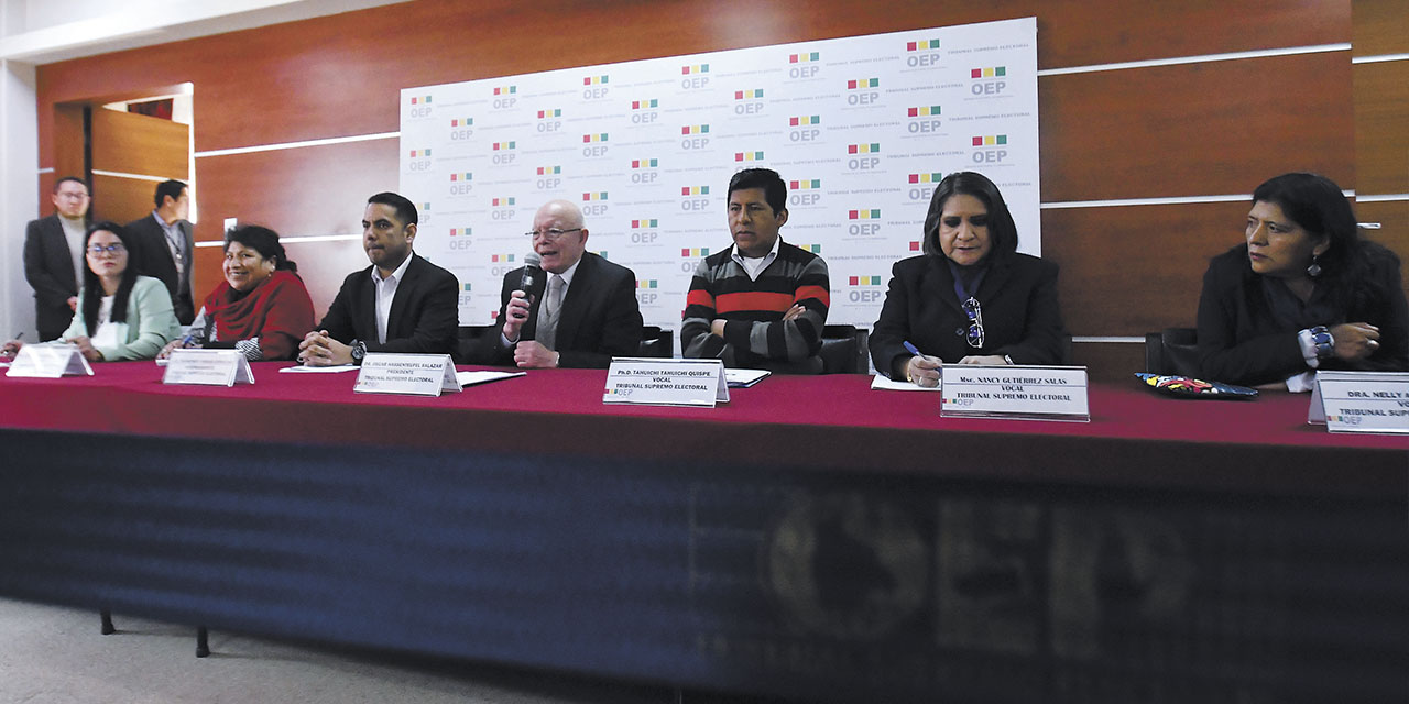Vocales del TSE.  | Foto: TSE