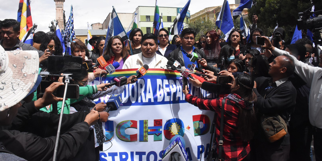 Coordinadora pide que el congreso del MAS se lleve en El Alto