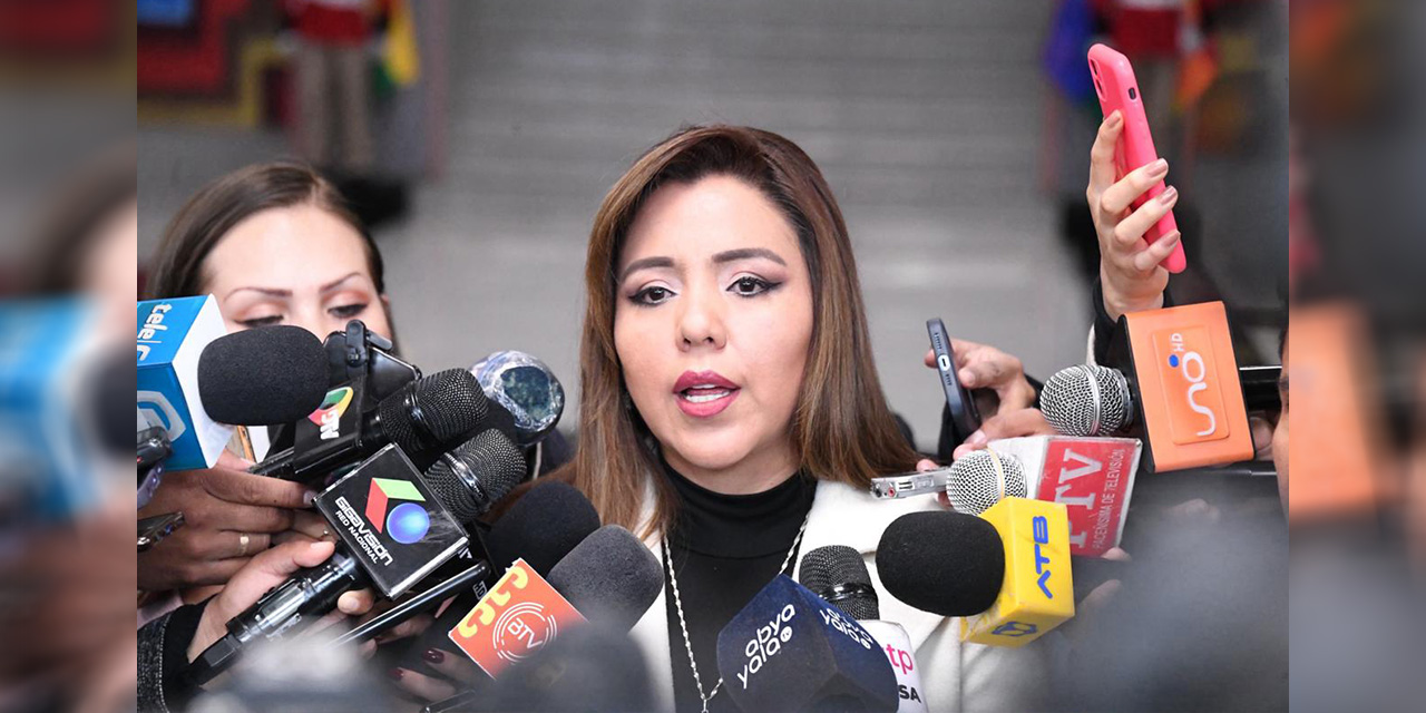 Alcón pide al Legislativo no dar la espalda a Bolivia y aprobar créditos destinados a inversión