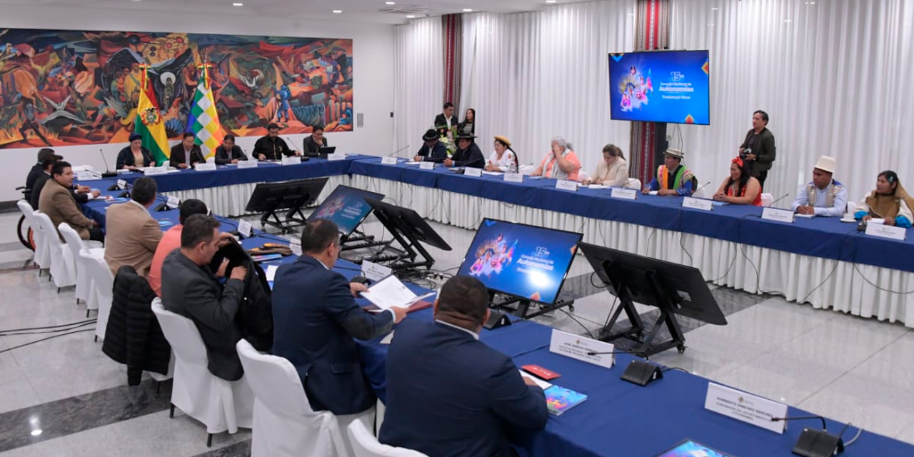 Desarrollo de la Decimoquinta Sesión del Consejo Nacional de Autonomías en Casa Grande del Pueblo. Foto. Josué Cortéz