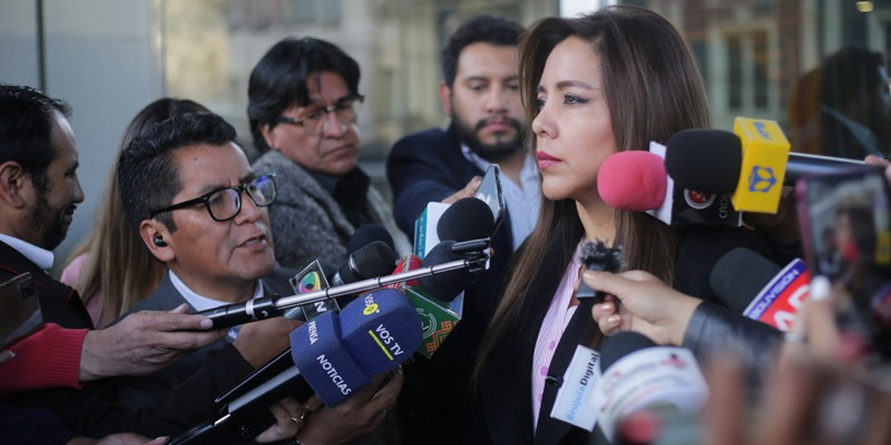 Viceministra de Comunicación, Gabriela Alcón.