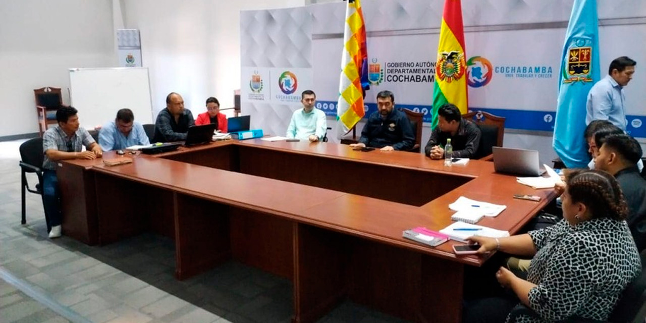 Reunión técnica entre autoridades de La Paz y Pando. Foto: Viceministerio de Autonomías