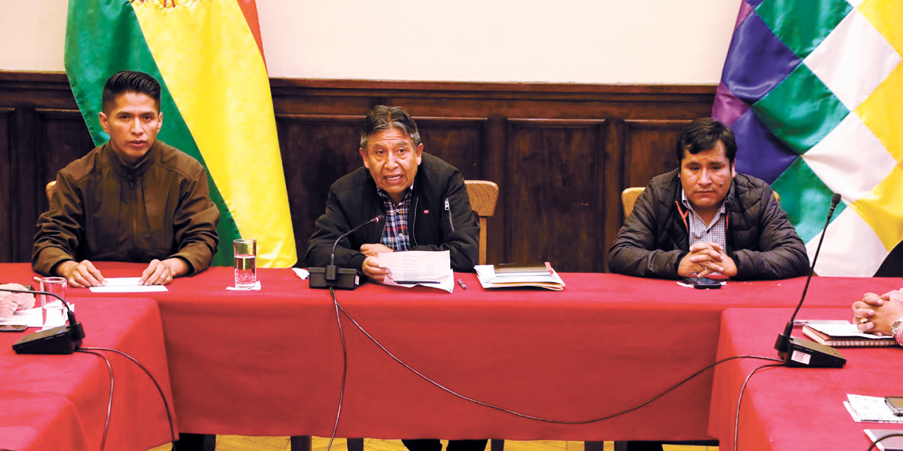 La reunión para la conformación de la Comisión Bicameral. Foto: Archivo