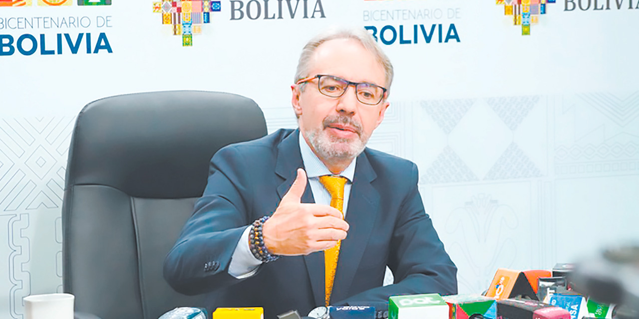 El vocero presidencial, Jorge Richter. Foto: Presidencia