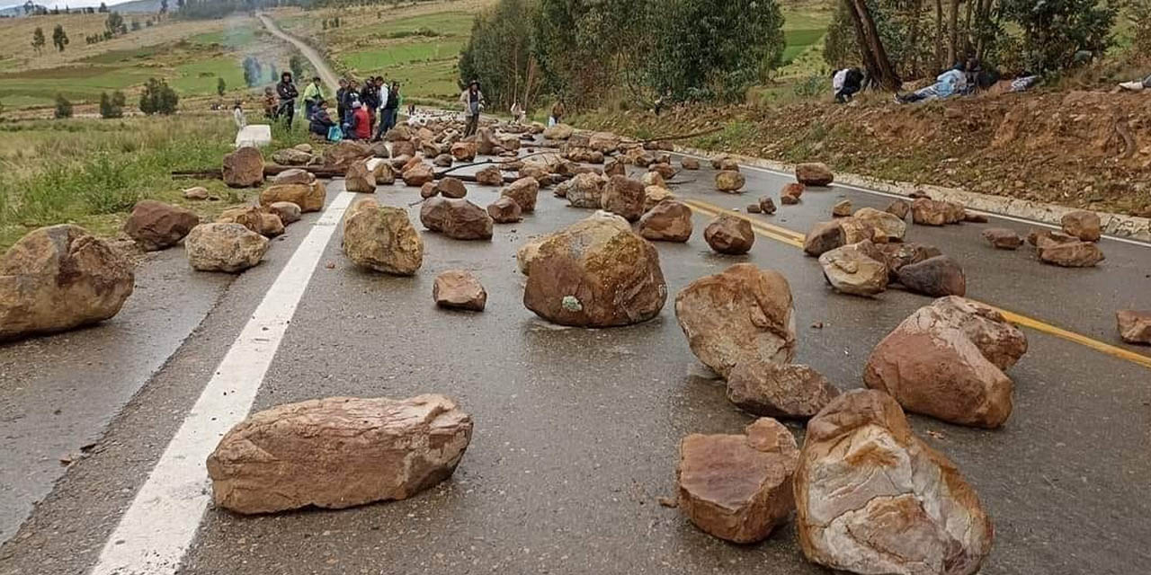 El bloqueo de caminos como arma para desestabilizar al Gobierno. | Foto: RRSS
