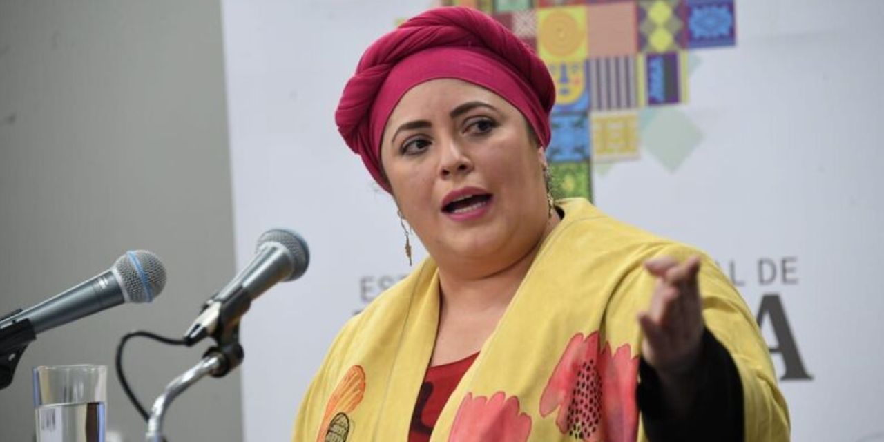 Ministra de la Presidencia, María Nela Prada. Archivo Presidencia