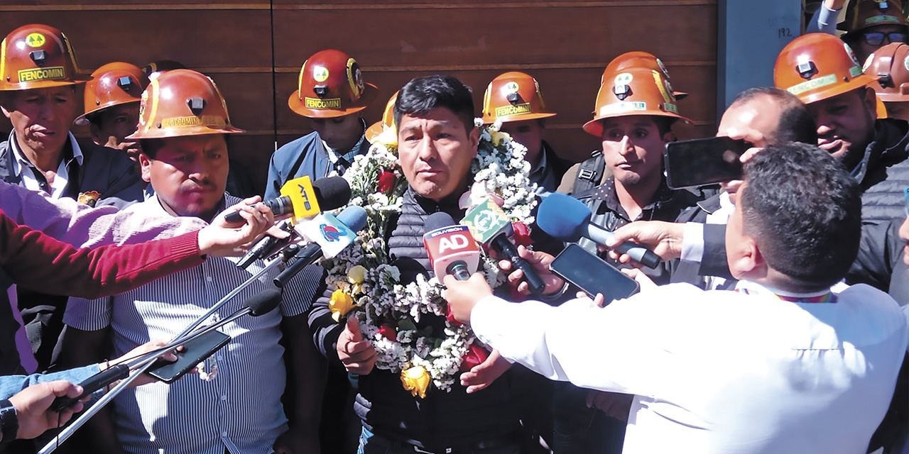  El nuevo presidente del MAS-IPSP, Grover García. | Foto: RRSS