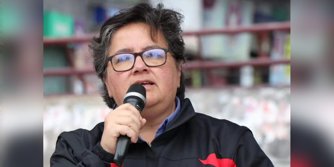 La ministra de Trabajo, Verónica Navia. | Foto: MTEyPS