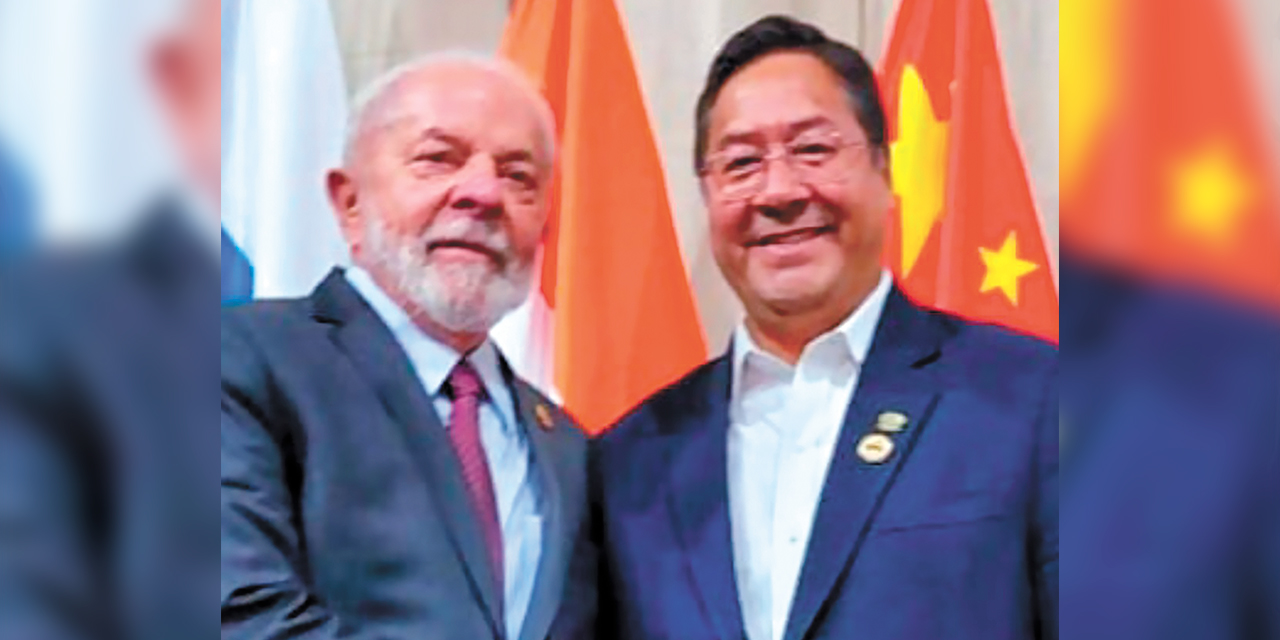 Arce y Lula en una gráfica de archivo. Foto Presidencia