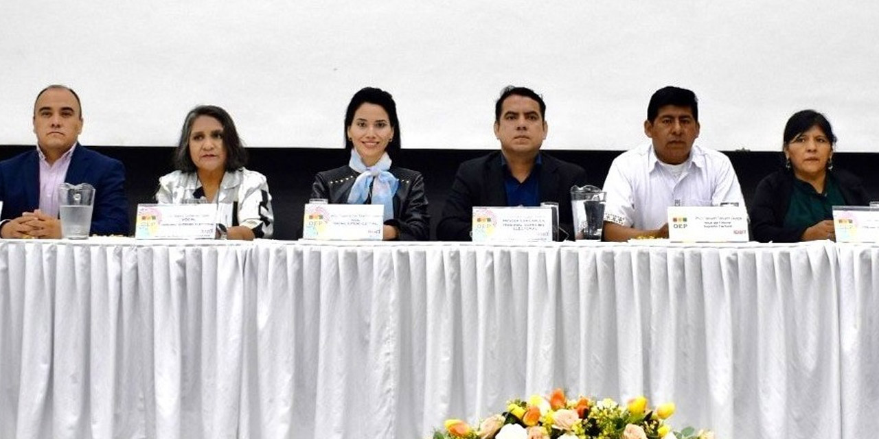 Los vocales del Tribunal Supremo Electoral (TSE). Foto: Archivo