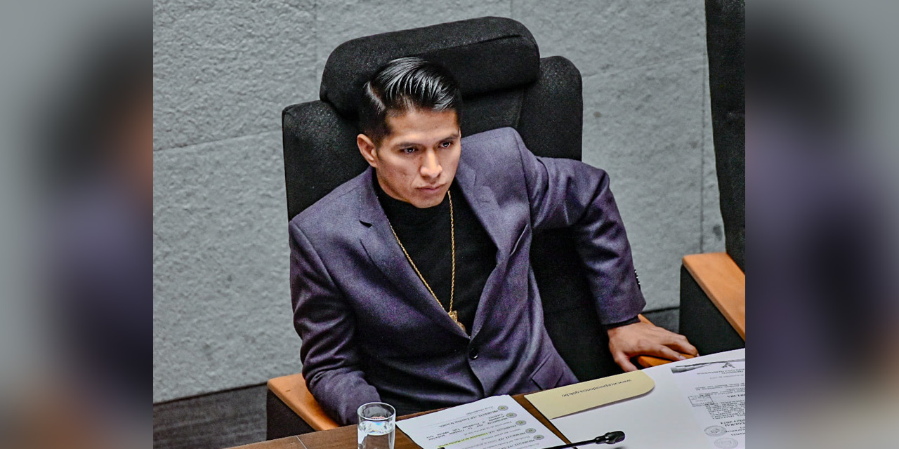 El presidente de la Cámara de Senadores, Andrónico Rodríguez. Foto: Archivo Facebook Senado