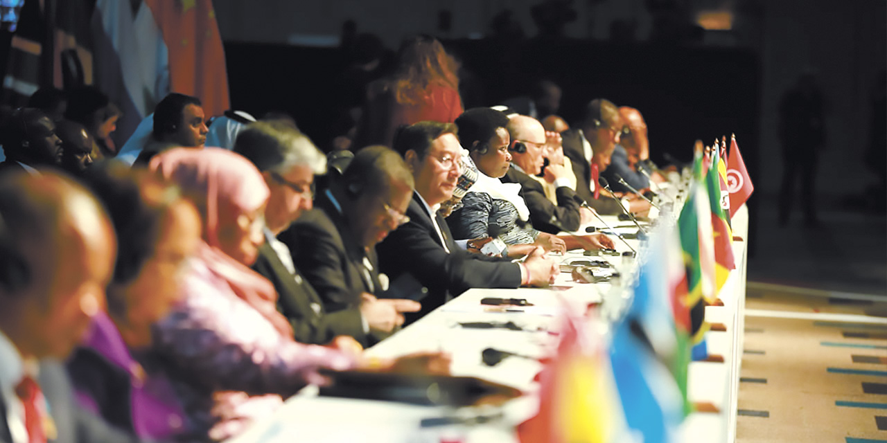 Participación del presidente Luis Arce en la Cumbre del Brics en 2023. | Foto: Archivo