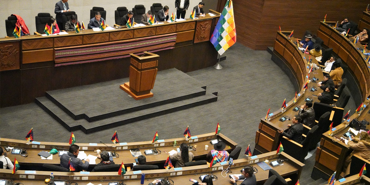 Una sesión en la Cámara de Diputados. Foto: Jorge Mamani