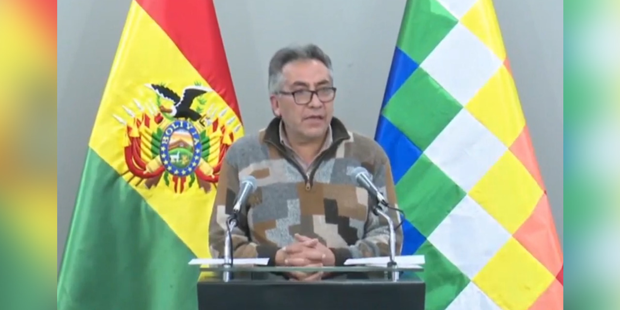 El viceministro de Coordinación y Gestión Gubernamental, Gustavo Torrico.