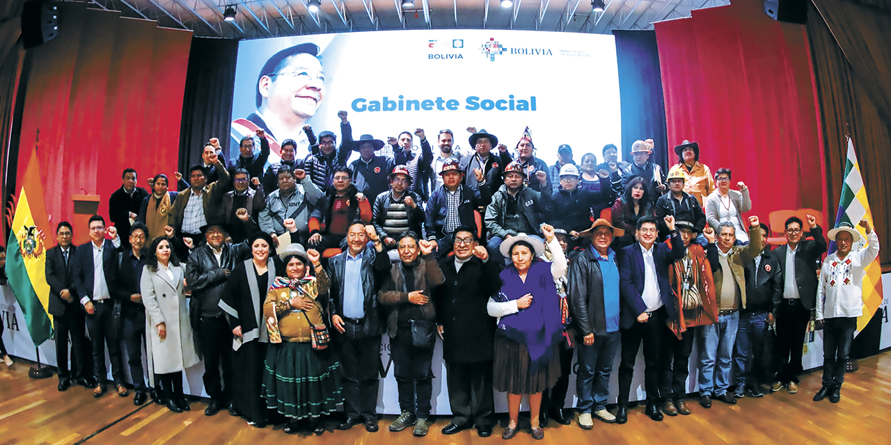 Los sectores que conforman el Gabinete Social.