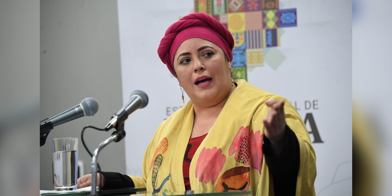 La ministra de la Presidencia, María Nela Prada. | Foto: Archivo