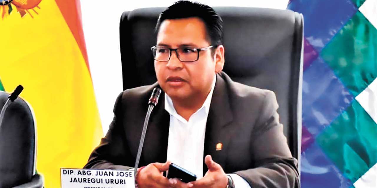 El diputado del MAS-IPSP Juan José Jáuregui 