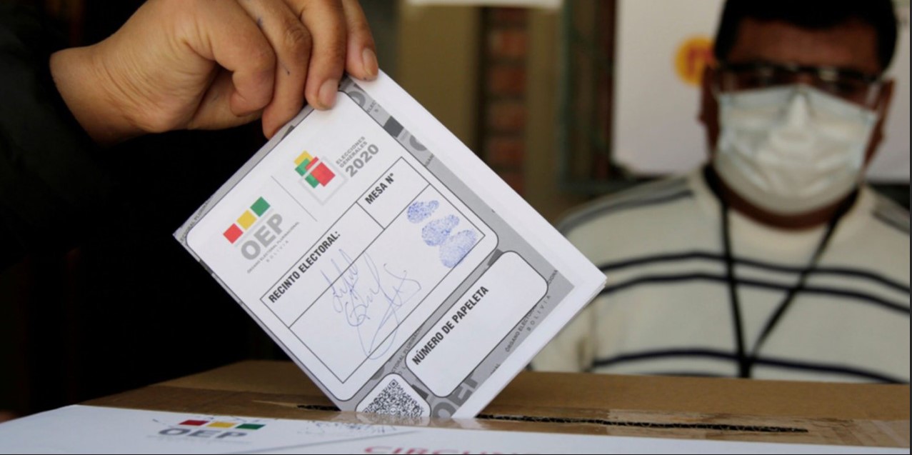 Votación del 18 de octubre de 2020 en las elecciones generales. Foto archivo.