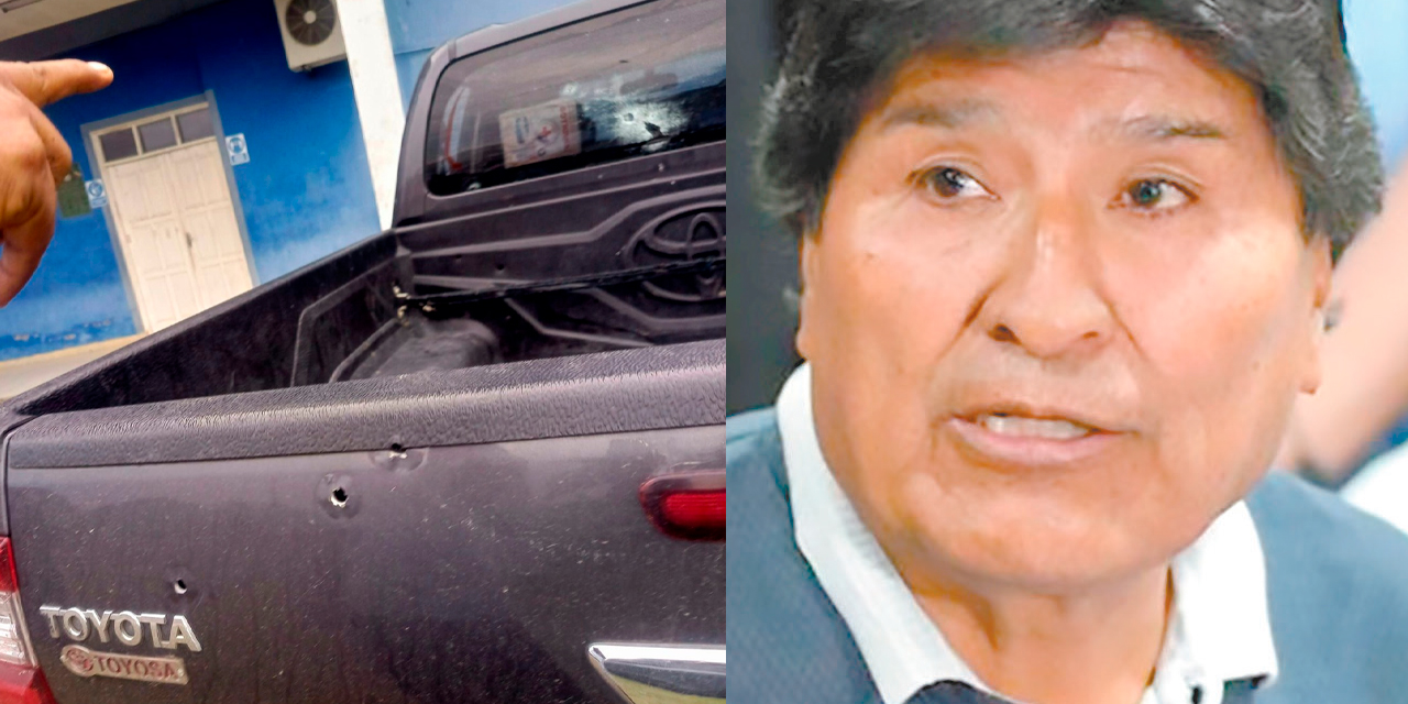 Evo Morales, foto composición. Foto RRSS