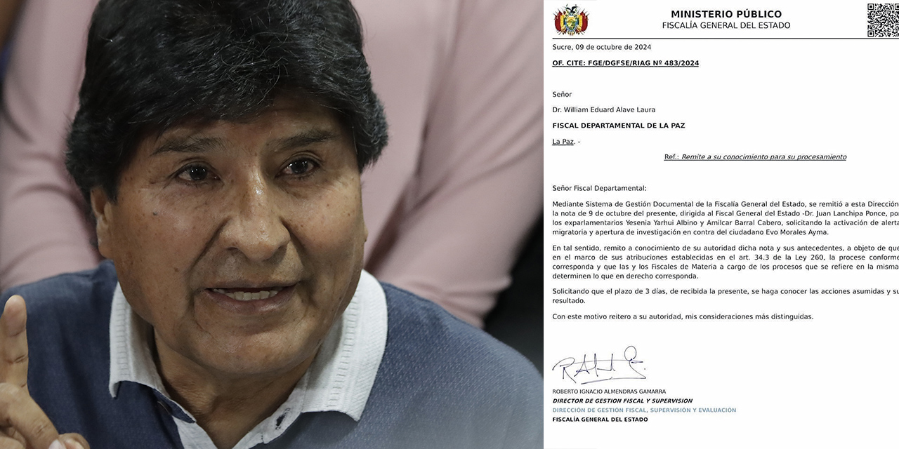  La instrucción tiene fecha del 9 de octubre y fue firmada por el director de Gestión Fiscal y Supervisión de la Fiscalía General del Estado, Roberto Almendras.