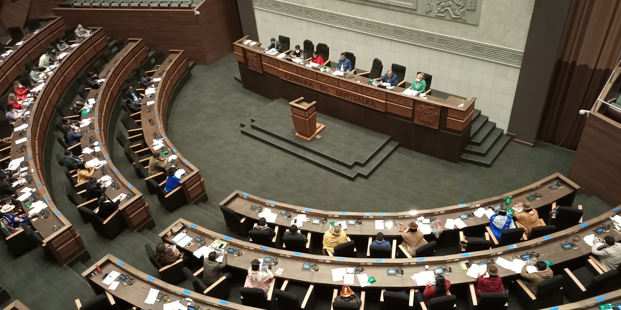 Una de las últimas sesiones de la Cámara de Diputados. Foto: Archivo