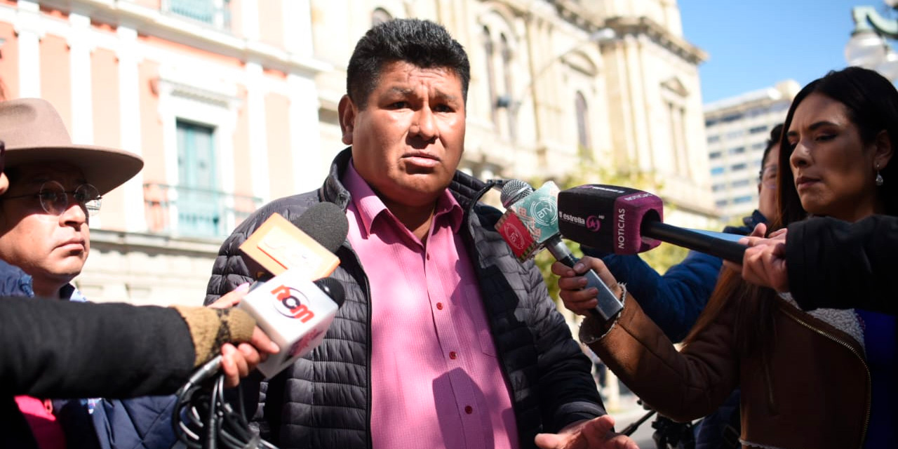 Fidel Surco, secretario de Relaciones del MAS-IPSP. Foto: RRSS