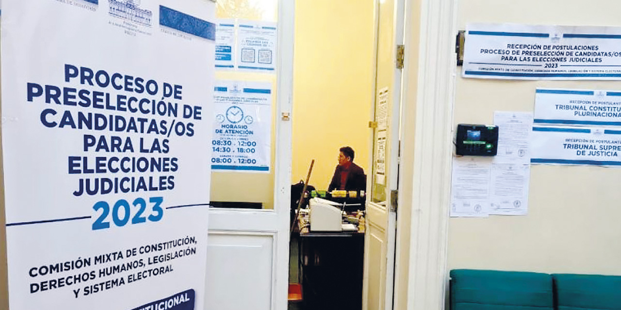 La convocatoria de preselección de candidatos en 2023, que quedó anulada. | Foto: Archivo.