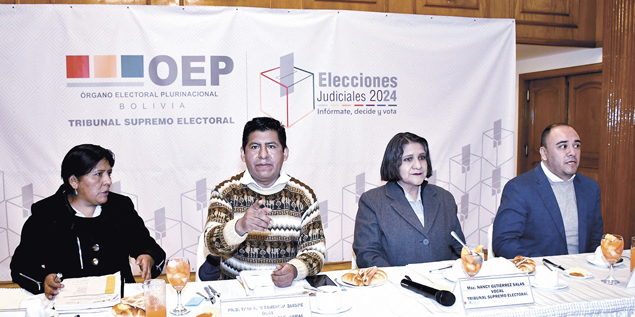 Vocales del TSE. | Foto: APG
