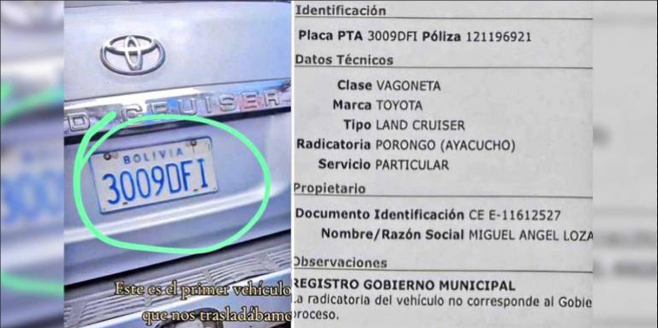 Vehículo venezolano que utiliza Evo Morales. Foro RRSS