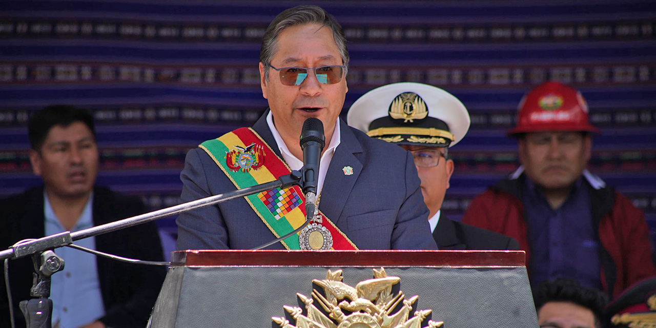 Arce condena acto “vandálico” de evistas en la Asamblea y denuncia que no tienen voluntad de diálogo