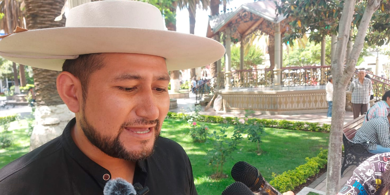 El presidente del MAS-IPSP de Tarija, Andrés Meriles. Foto: El Periódico