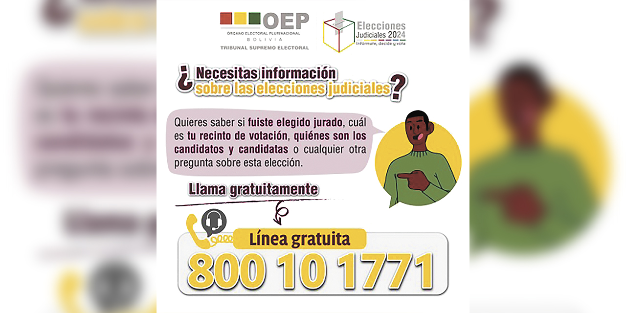 Infografía de la línea gratuita.