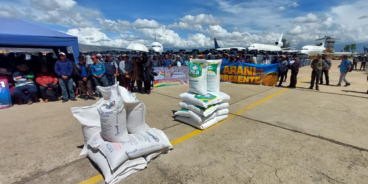 Los municipios afectados por la sequía recibieron ayuda de parte del Gobierno. | Foto: Defensa