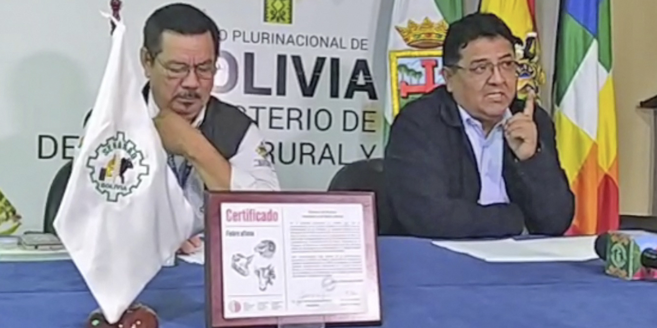 El ministro de Desarrollo Rural y Tierras, Remmy Gonzales.