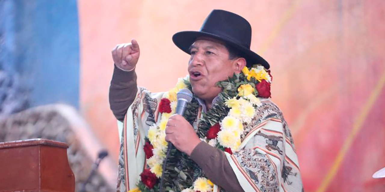 El vicepresidente de Bolivia, David Choquehuanca Céspedes. (Foto: Presidencia)