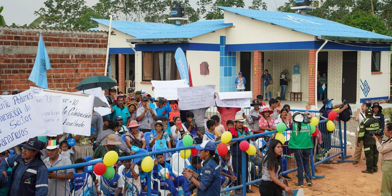 Puerto Villarroel recibe 50 viviendas sociales.