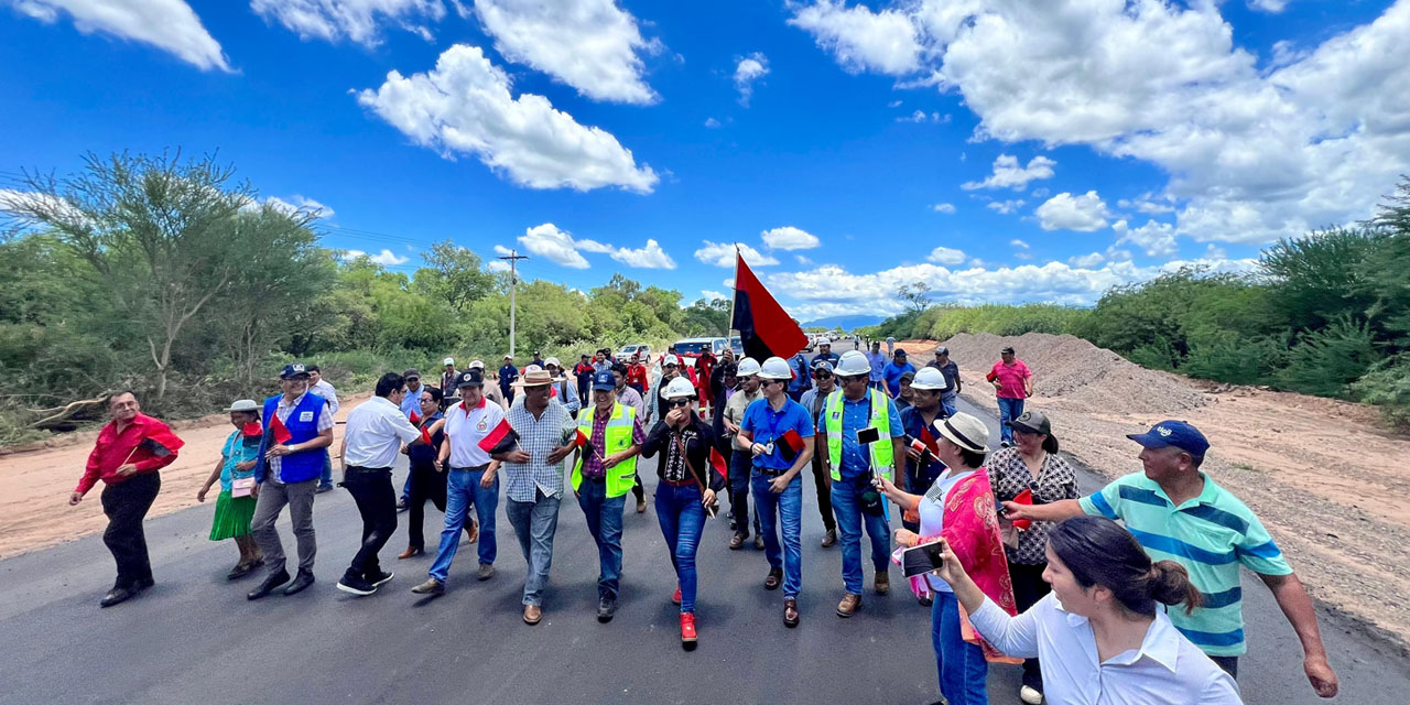 El tramo carretero habilitado por la ABC.