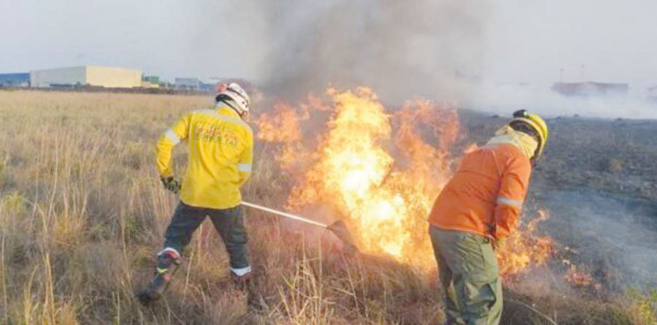 Incendios forestales afectan a tres departamentos del país. Foto: RRSS